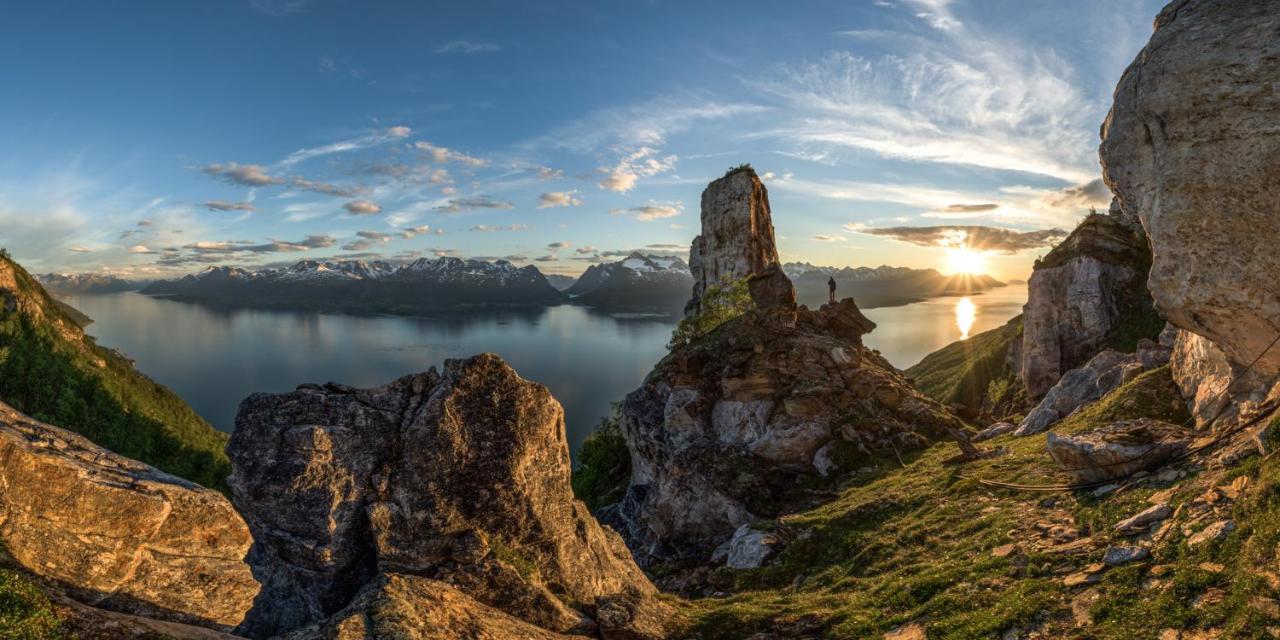 Manndalen Sjobuer Villa Samuelsberg Dış mekan fotoğraf